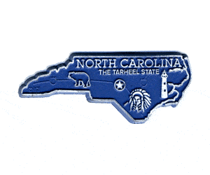 North Caroline state magnet